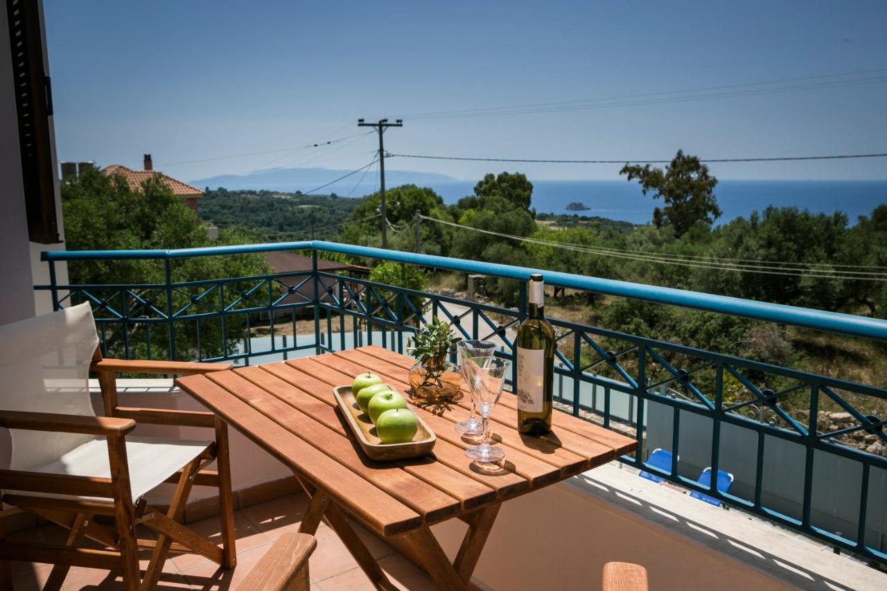 Metaxáta Villa Cara מראה חיצוני תמונה